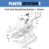 Fuel tank SsangYong Rexton I - dizel_scheme