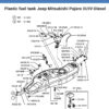 Plastic fuel tank Jeep Grand Cherokee 2005-2010-diesel-scheme