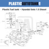 Plastic fuel tank – Hyundai Gets 1_5 diesel 2005-2009 – 3 door_scheme4